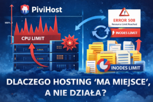 Dlaczego hosting ma miejsce a nie dziala